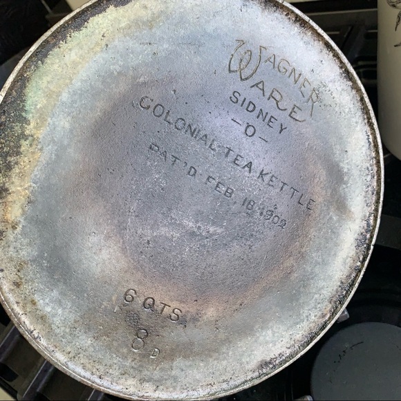 ❤️ANTIQUE FARMHOUSE❤️6qt. Wagner Ware SIDNEY Tea Kettle❤️ORIGINAL CONDITION - Picture 9 of 12